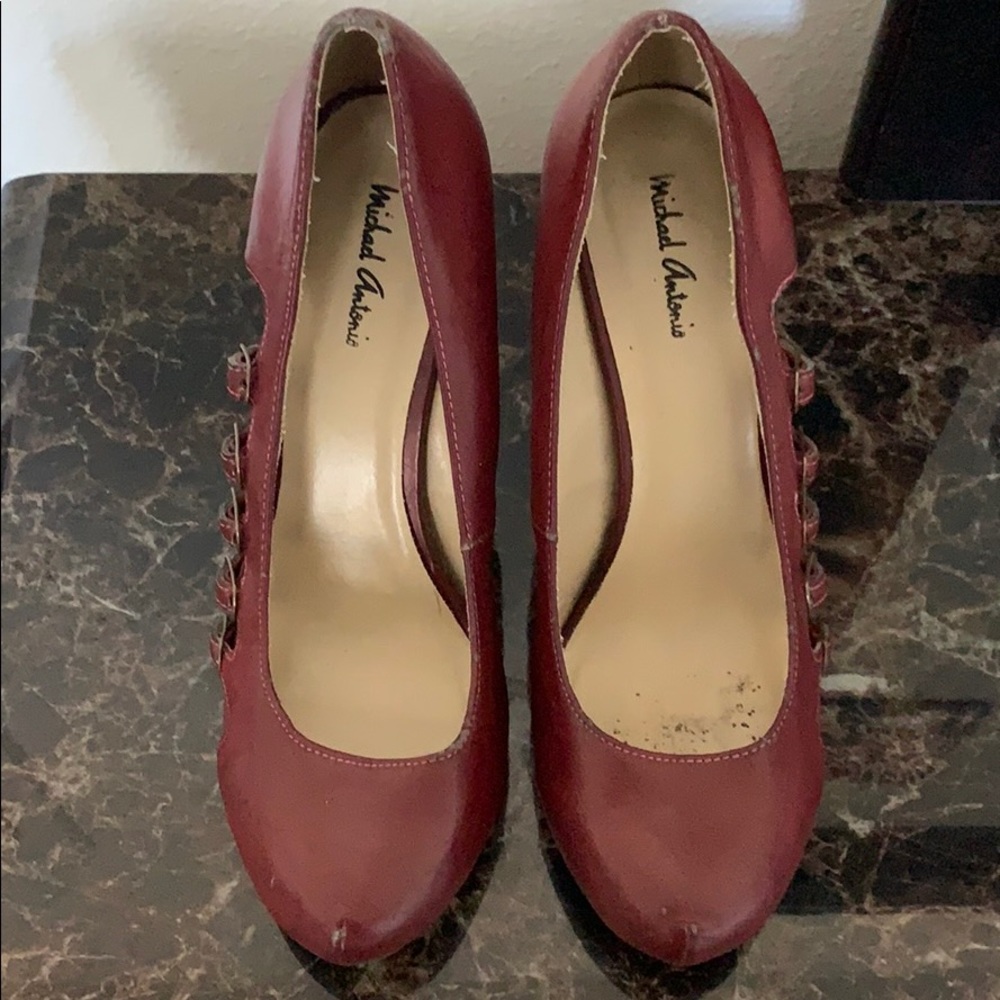 Burgundy Heels